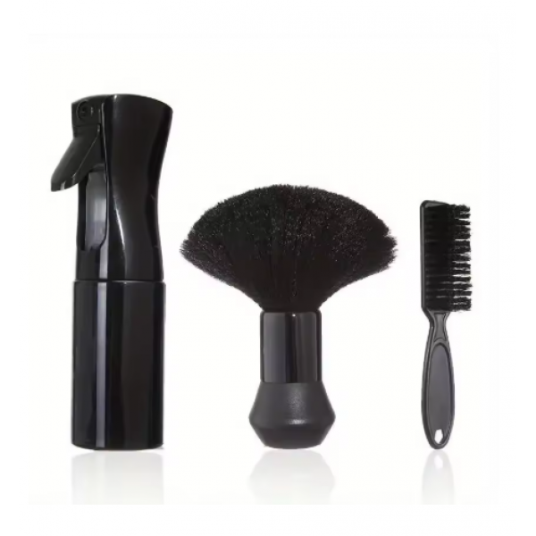 Set accesorii pentru Frizerie – Sticlă Spray si Perii de Curățare Set accesorii pentru Frizerie – Sticlă Spray si Perii de Curățare