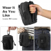 Pouch Militar, spatiu telefon, pix, rezistent la apa, 2 compartimente