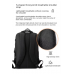 Rucsac Militar Tactic, 4 compartimente, impermeabil, 40L,Nylon 1000D, Negru