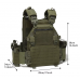 Vestă Tactică Avansată Multifuncțională, MOLLE, Fast release, Plate Carrier, Olive