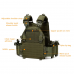 Vestă Tactică Avansată Multifuncțională, MOLLE, Fast release, Plate Carrier, Olive