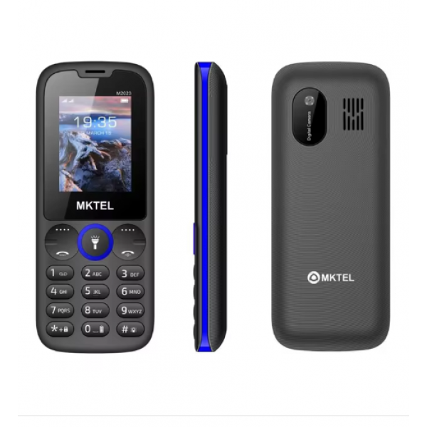 Telefon Mobil MKTEL, cu Butoane, 800mAh, Micro Usb, Simplu, Elegant, Negru