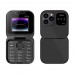 Telefon pliabil i16Pro, Copii, Înregistrare automată a apelurilor, FM, Dual SIM, NEGRU Telefon pliabil i16Pro, Copii, Înregistrare automată a apelurilor, FM, Dual SIM, NEGRU